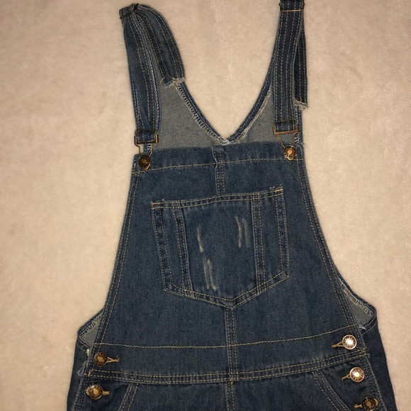 Distressed Bib Overalls - Picture 2 of 9